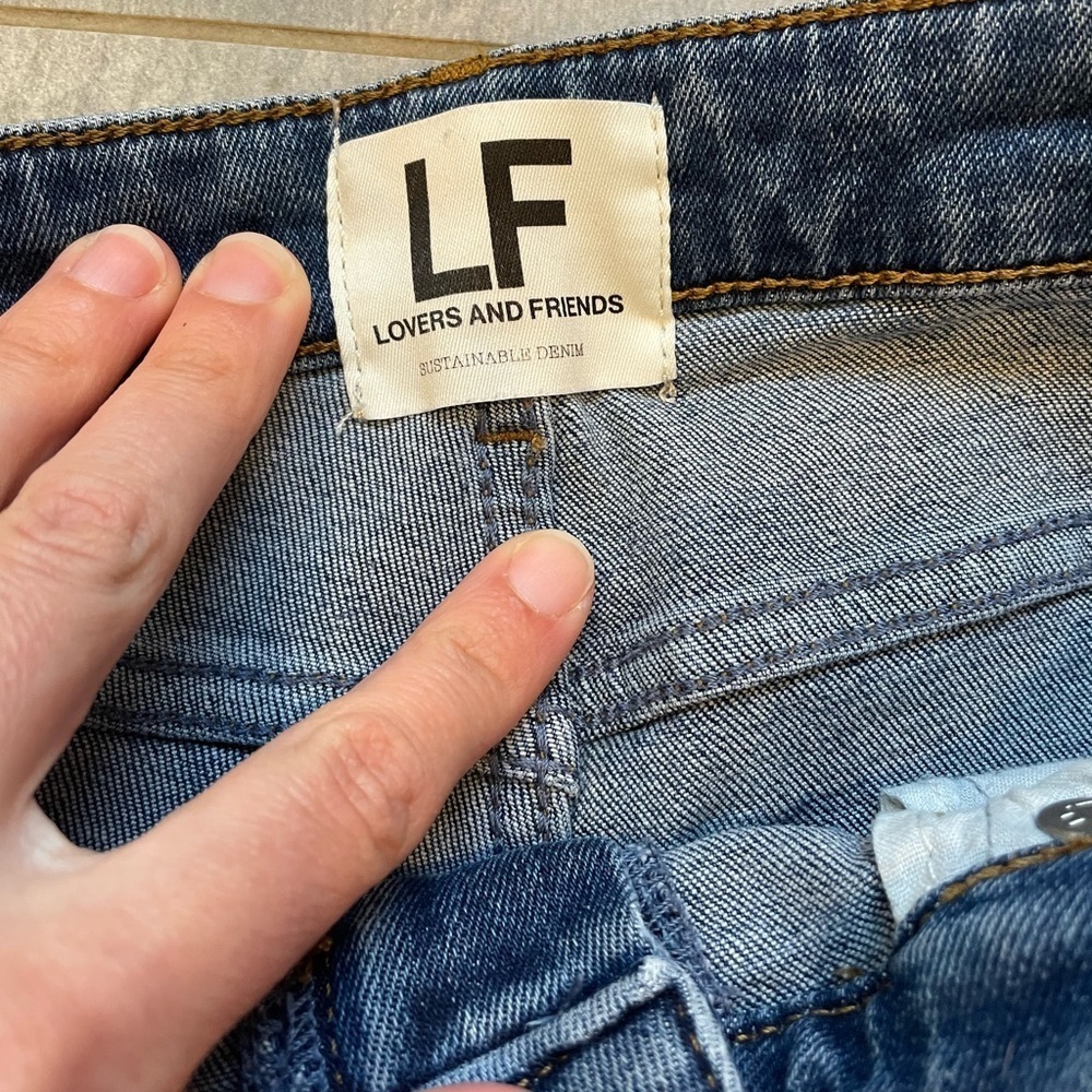 Lovers and Friends Revolve Ricky Medium Wash Distressed 29 - Picture 6 of 7